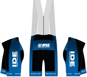 2022 Ide Racing "Blue Fade" Cycling Bib Shorts