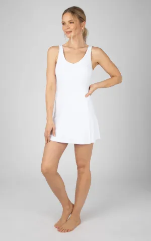 90 Degree by Reflex - NUDETECH Tennis Dress with Inner Shorts and Pocket WOMEN