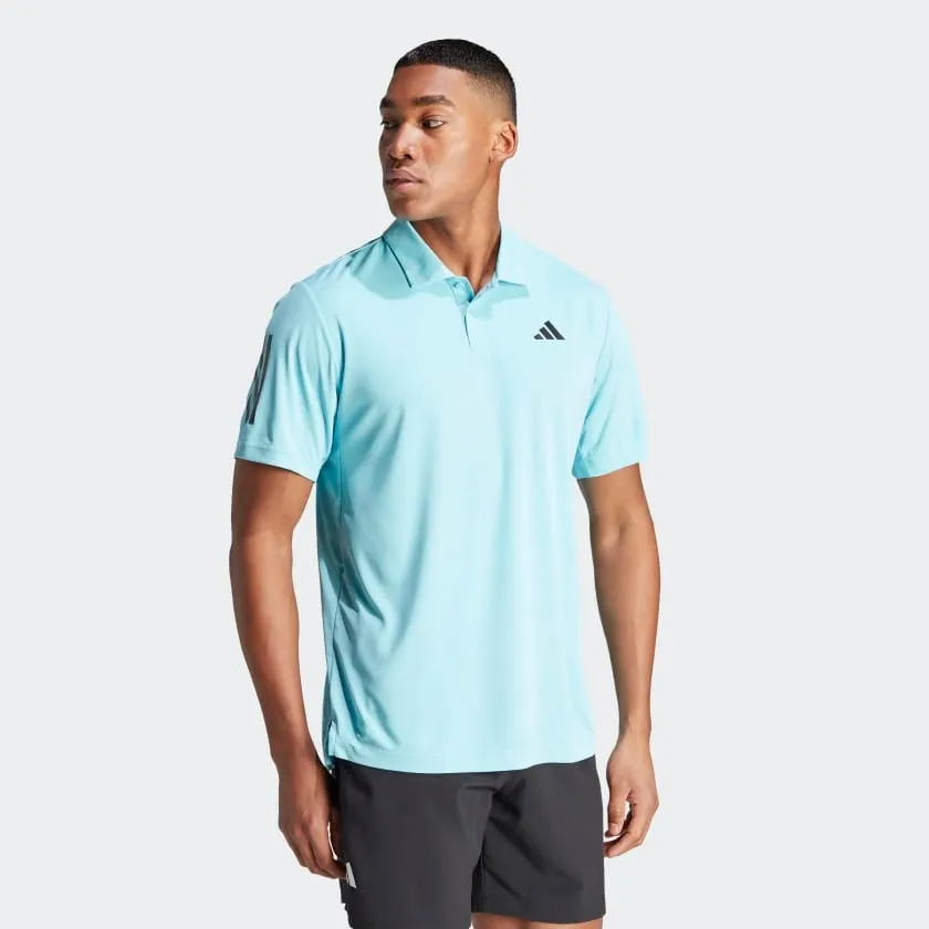 Adidas Men Club 3 Stripes Tennis Polo Shirt