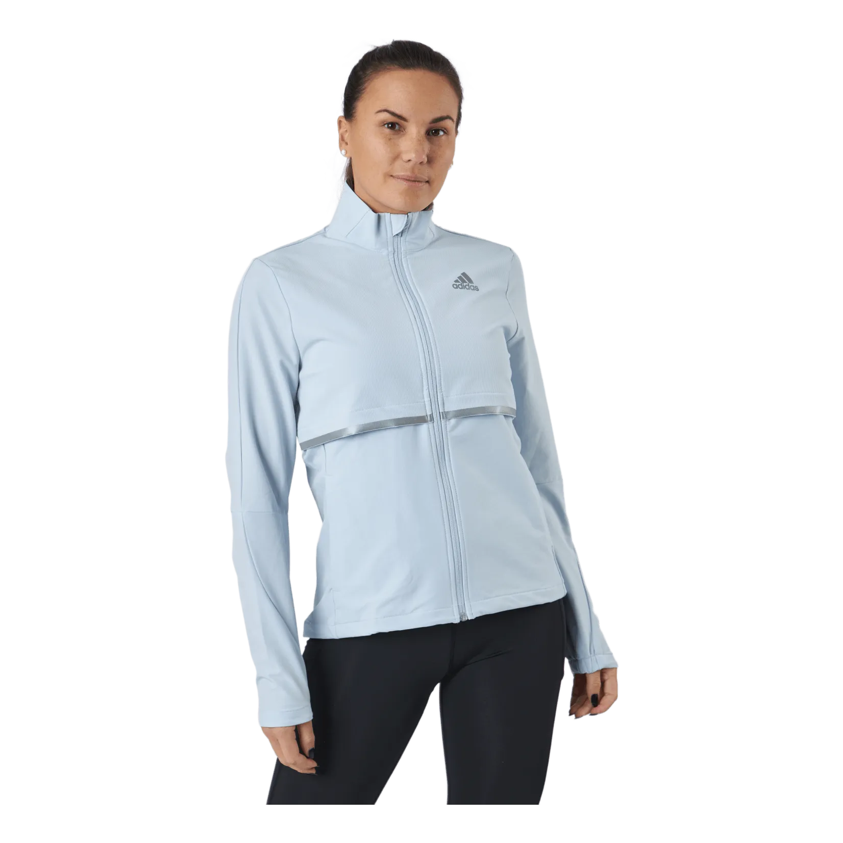 Adidas Own The Run Soft Shell Jacket Women Halo Blue