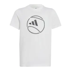 adidas Tennis Category Tee (Junior) - White