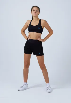 Advantage Tennis Shorts with ball belt, black