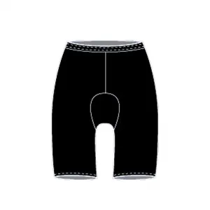 Andiamo Women's Padded Skins Short Liner Black SM Lycra Cycling Shorts