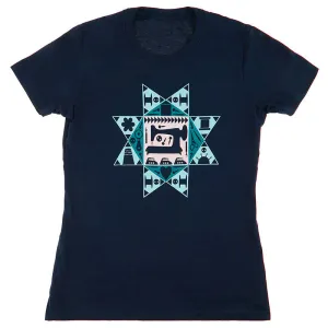 At Home With Misty Navy Icon Logo T-shirt - Small