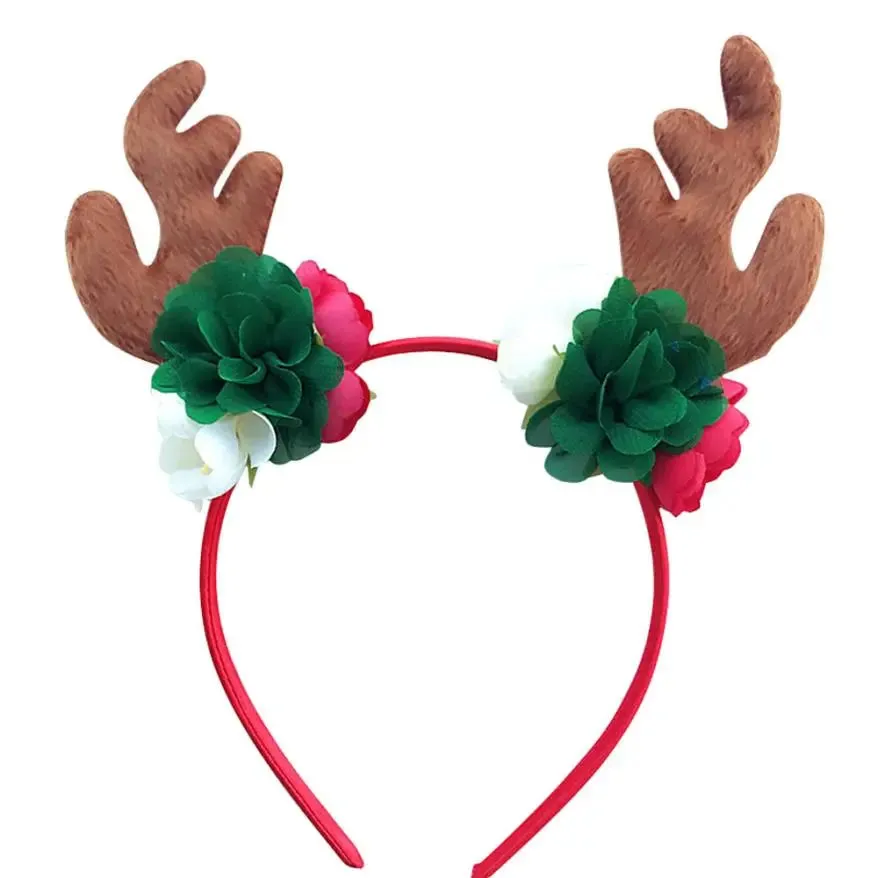 Baby Kids Elastic Floral Christmas Stretch
