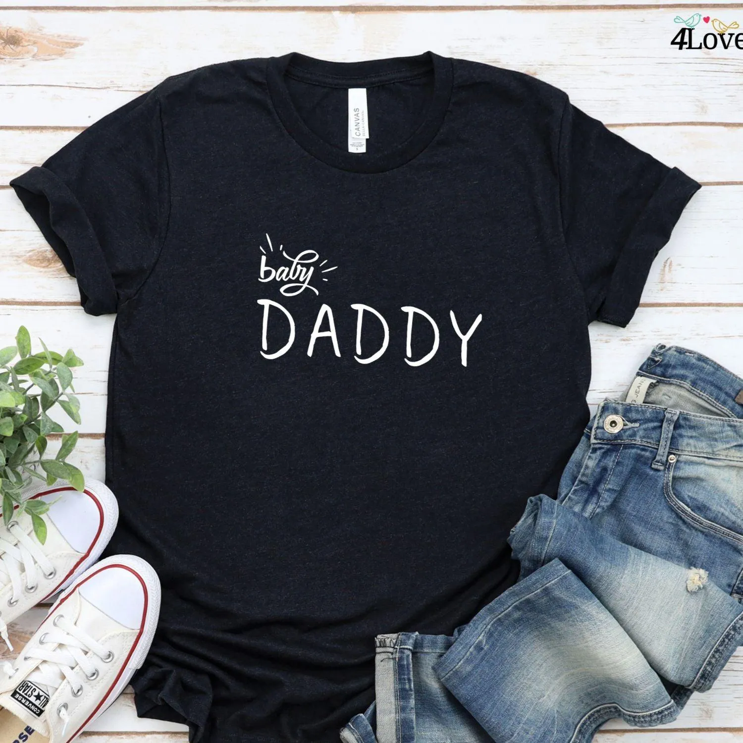 Baby Mama & Baby Daddy Matching Outfits | Pregnancy Reveal Set, New Parent Duo