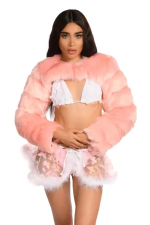 Baby Pink Puffy Arm Sleeves