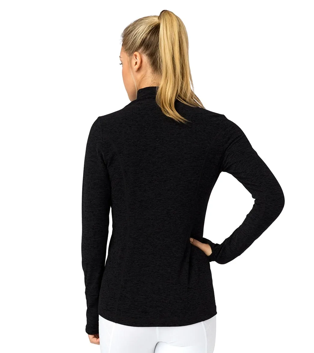 Beyond Yoga Spacedye Fitted Mock Neck Jacket