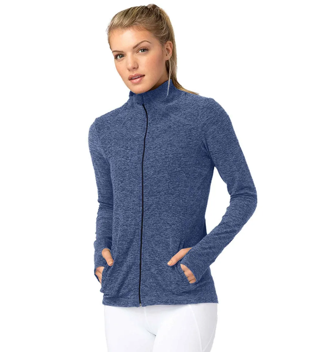 Beyond Yoga Spacedye Fitted Mock Neck Jacket