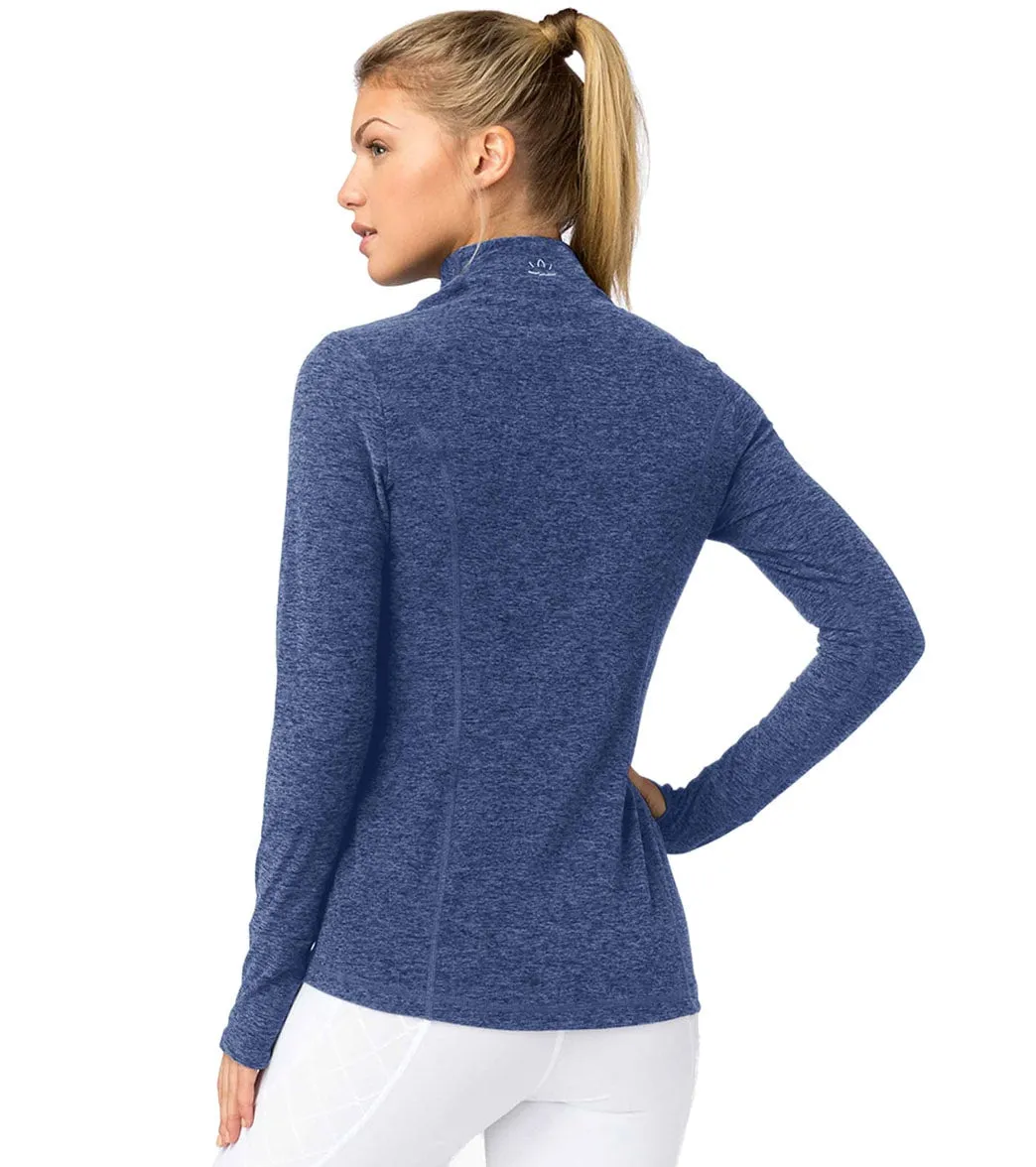 Beyond Yoga Spacedye Fitted Mock Neck Jacket