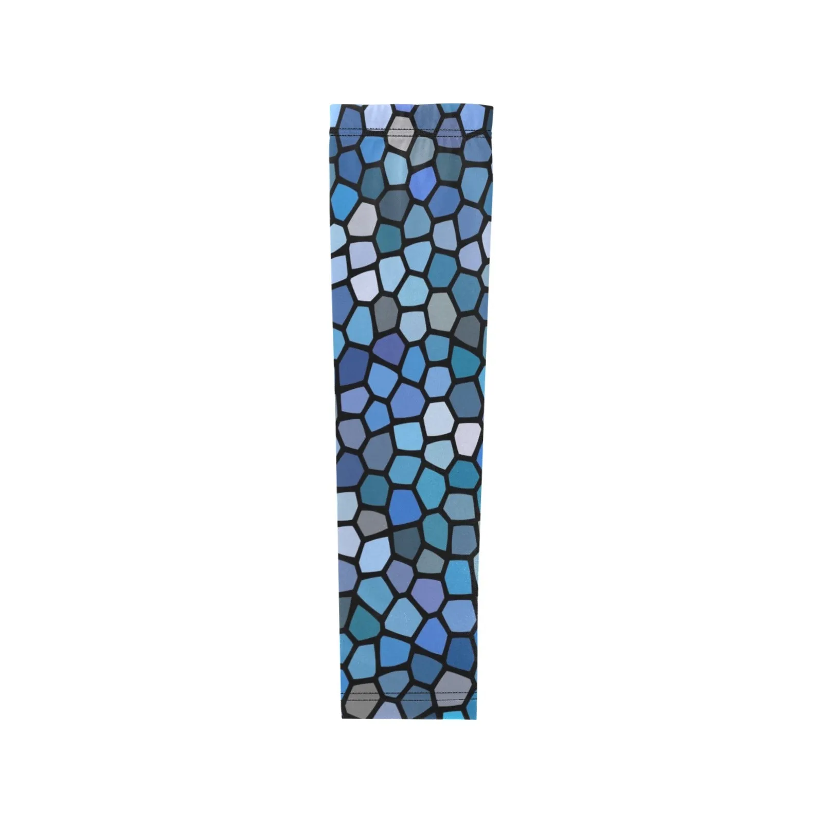 Black and Blue Stained Glass Weather Protection Arm Sleeves (FWS)