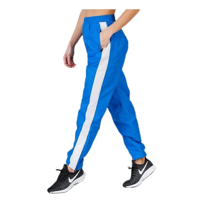 Black Track Cross Pants Blue