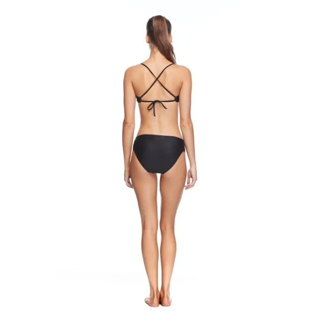 Body Glove Smoothies Nuevo Contempo Women Beach Slip Black 39506138-068