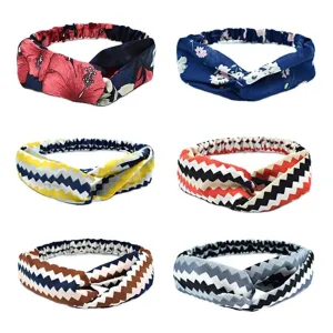 Boho Print Headbands: Vintage Hair Accessories