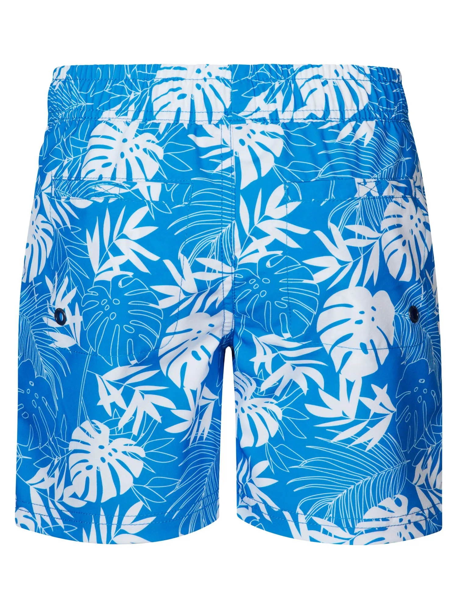 Botanical-print swimming shorts