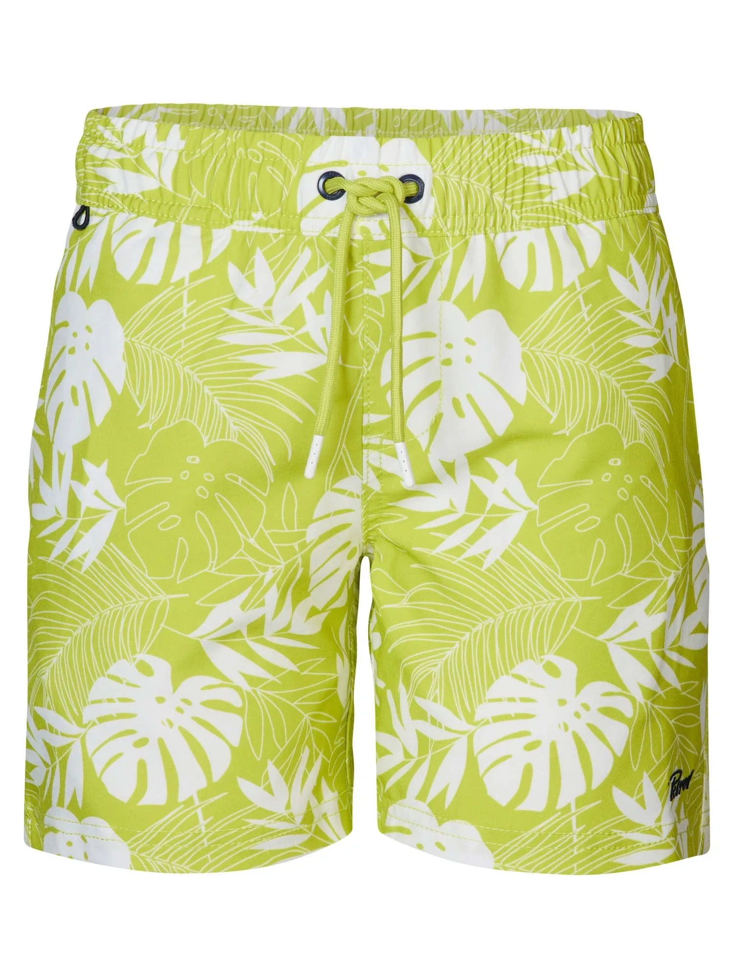 Botanical-print swimming shorts