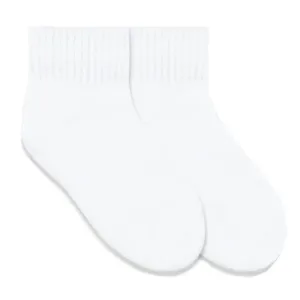 CalmCare Calming Sensory Sports Quarter Sock - White