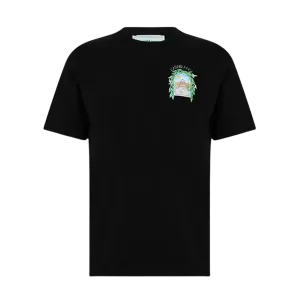 Casablanca L'Arche Tennis Club T-Shirt 'Black'