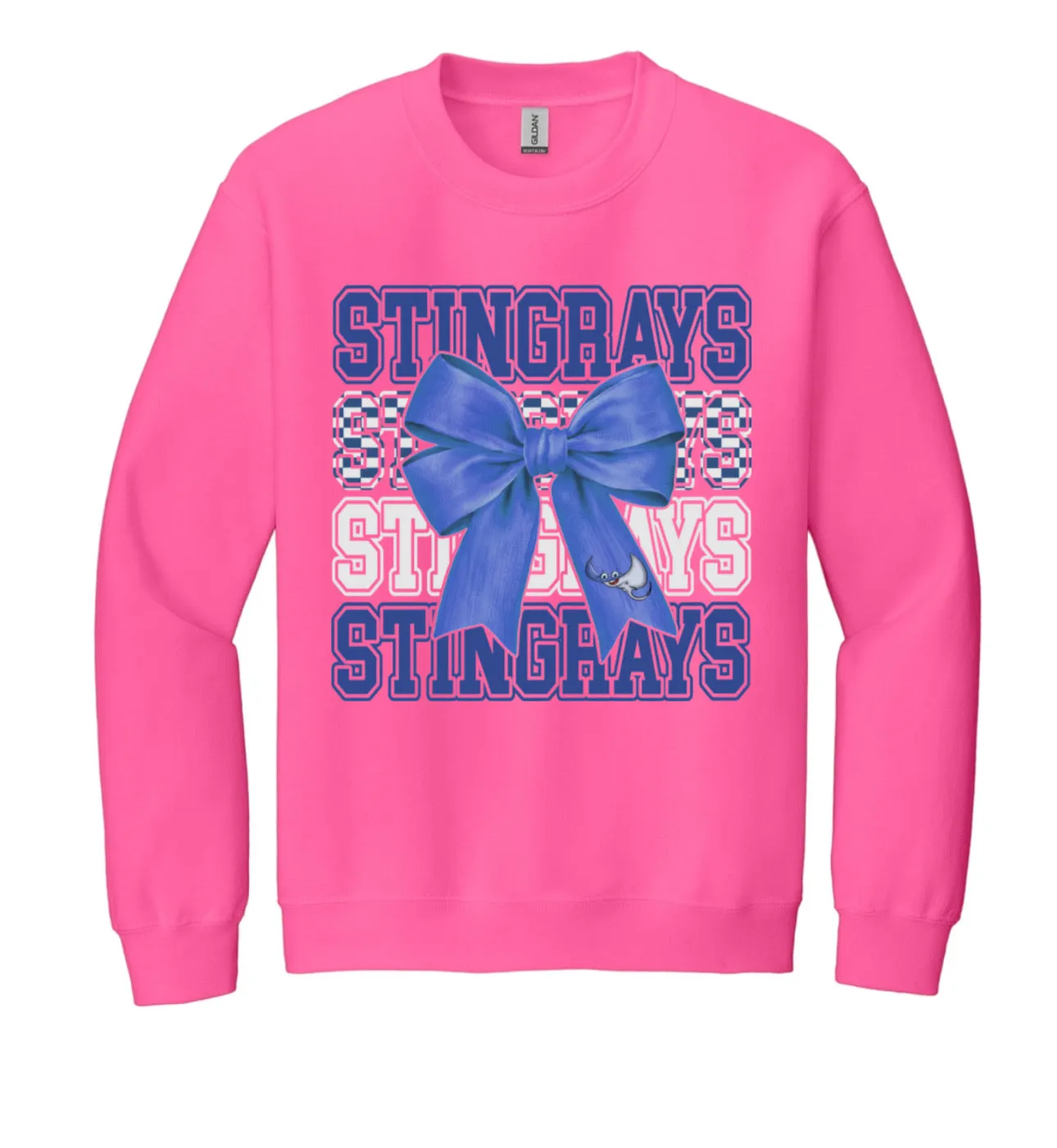 Central Elementary Crewneck-Stacked Bow