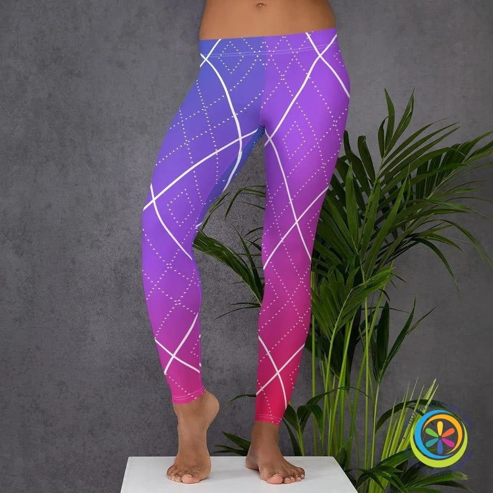 Colorful Diamond Abstract Leggings