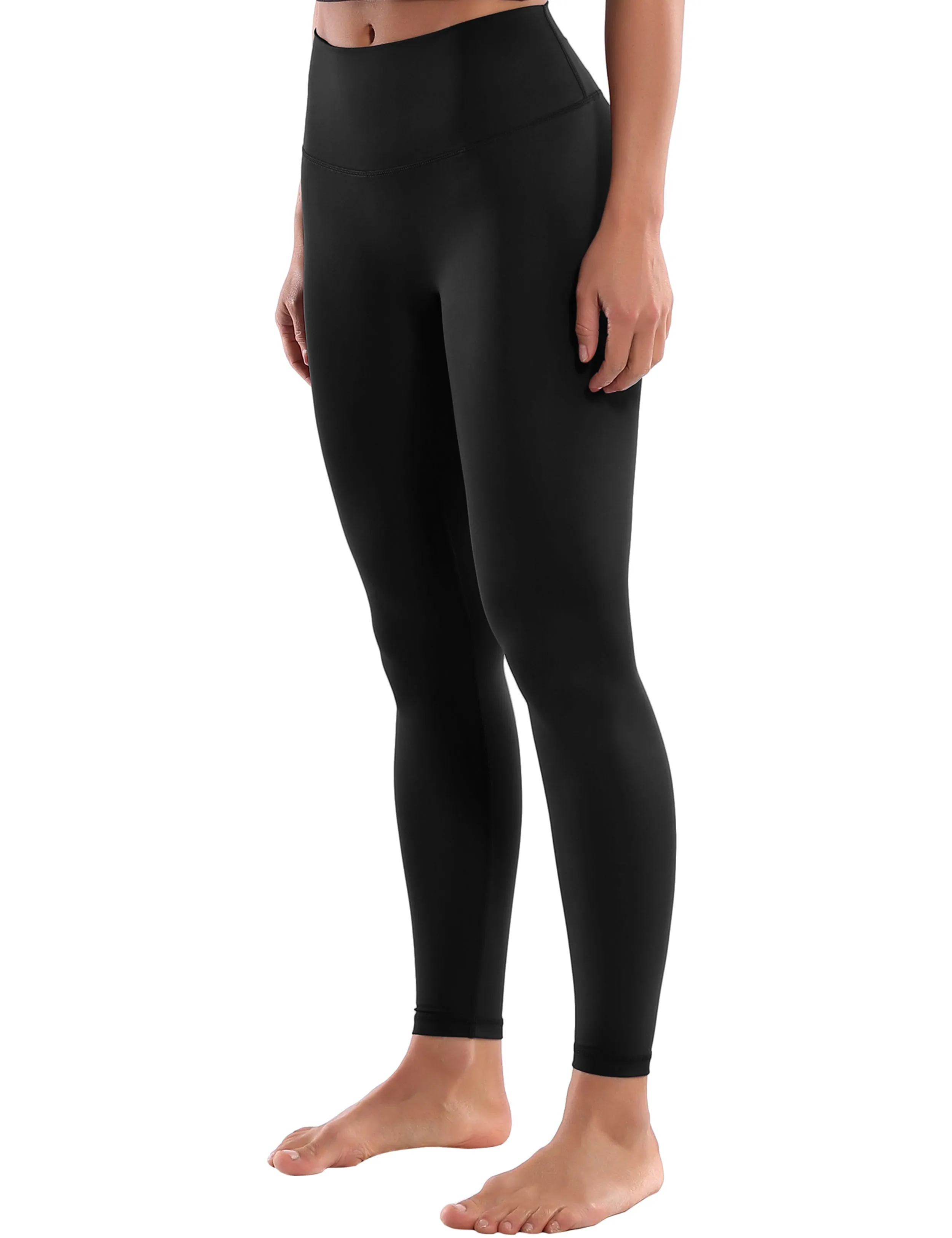Crotch Seamless Gym Pants black_Gym