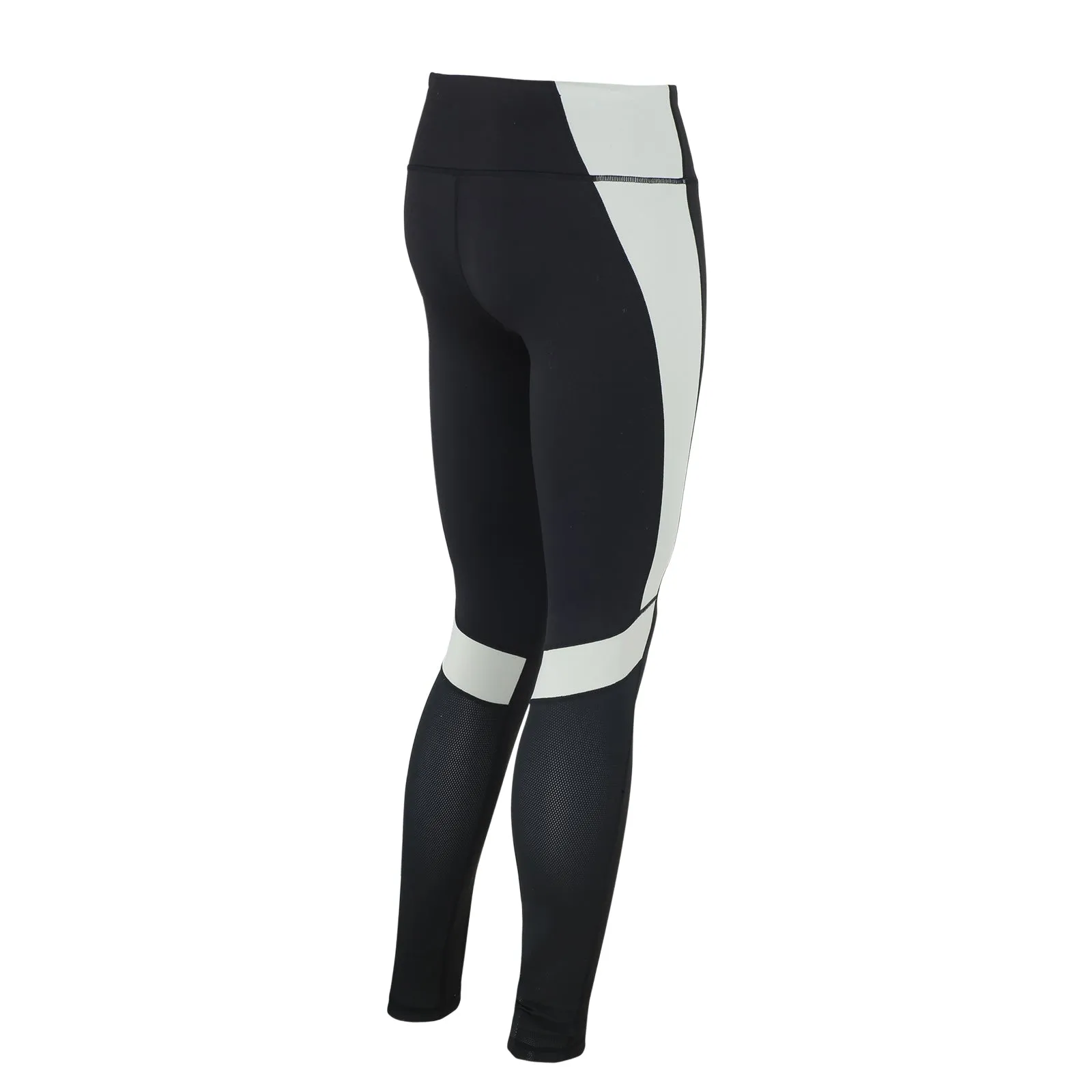 Damen Fitnesshose / Laufhose Lang Schwarz-Grau Red Decoct Setprodukt