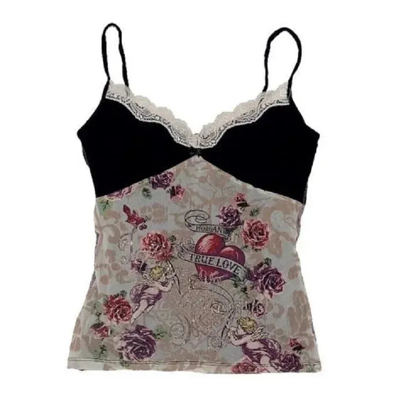 Dermearne 2 Y2K Vintage Hot Girl Strapless Off Shoulder Ruched Tube Tops Women's Front Ruffles Summer Party Clubwear Tank Leopard print Vest