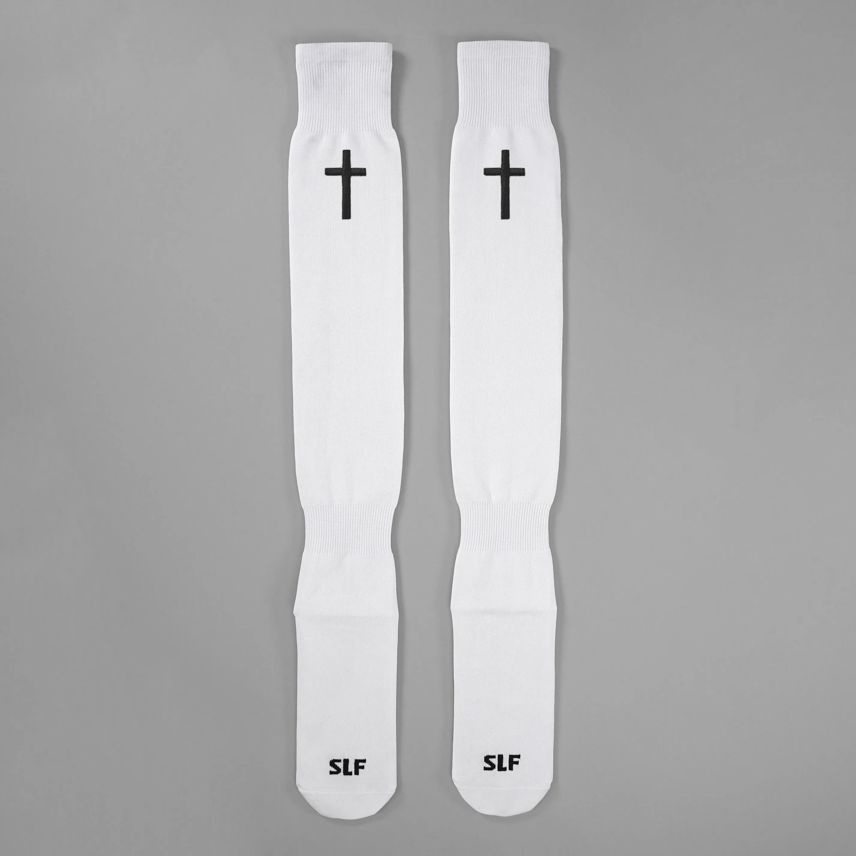 Faith Cross Long Scrunchie Socks