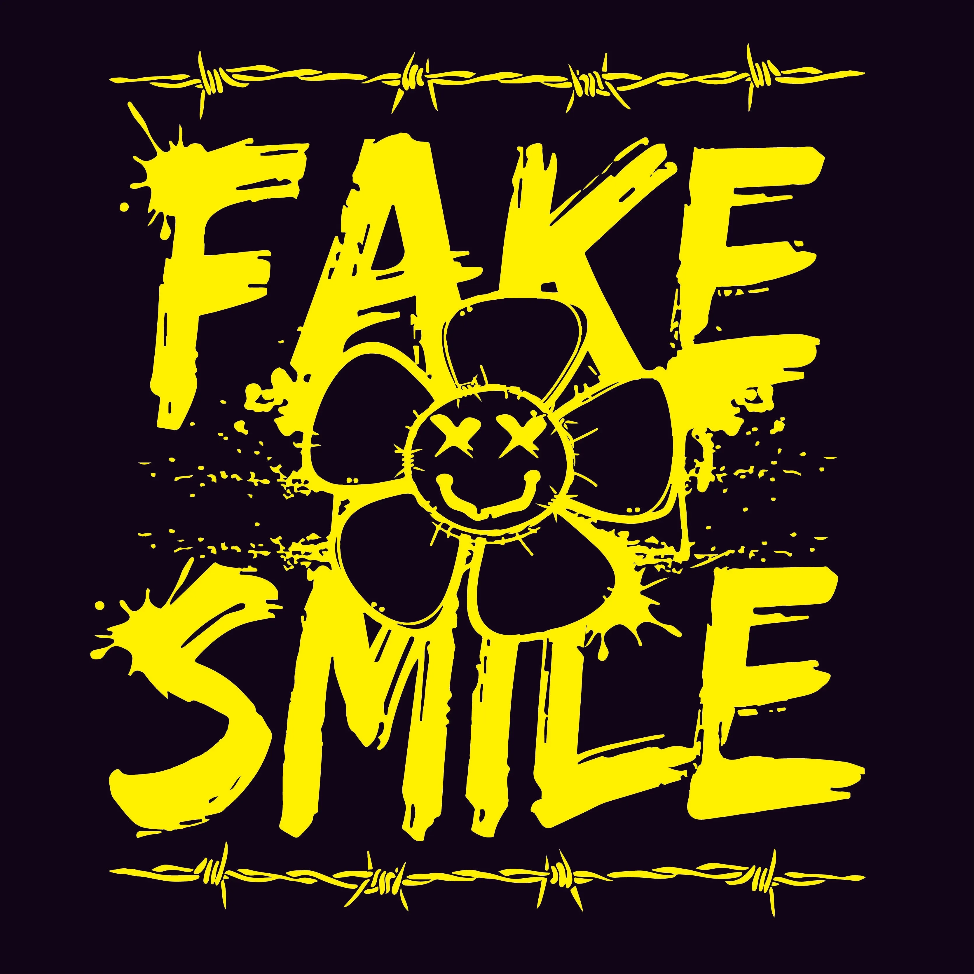 Fake Smile, X Eyes Graphic Tee