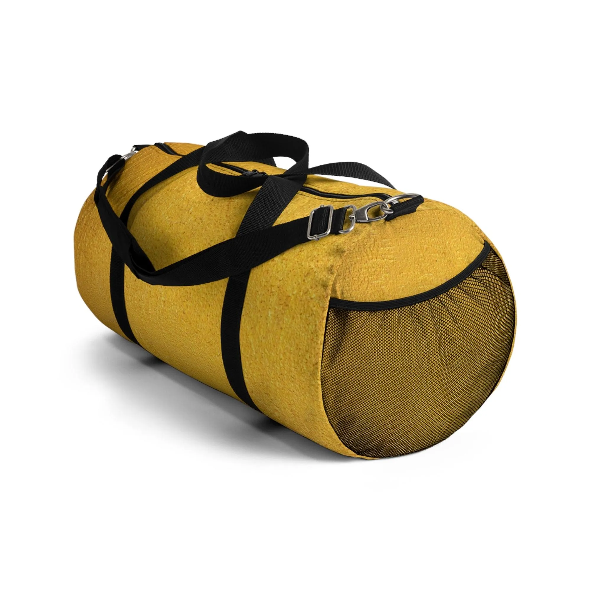 Faux Gold Duffel Bag