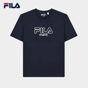 FILA CORE LIFESTYLE ORIGINALE FRENCH TENNIS CLUB Men Short Sleeve T-shirt (Dark Blue)