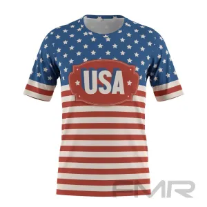 FMR American Men's Technical Short Sleeve Running Shirt
