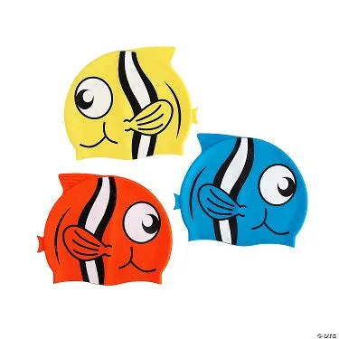 Fun Express Tropical Fish-Shaped Swim Caps