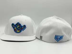 GS Sports Autism Shaka PTS20 Hat - White