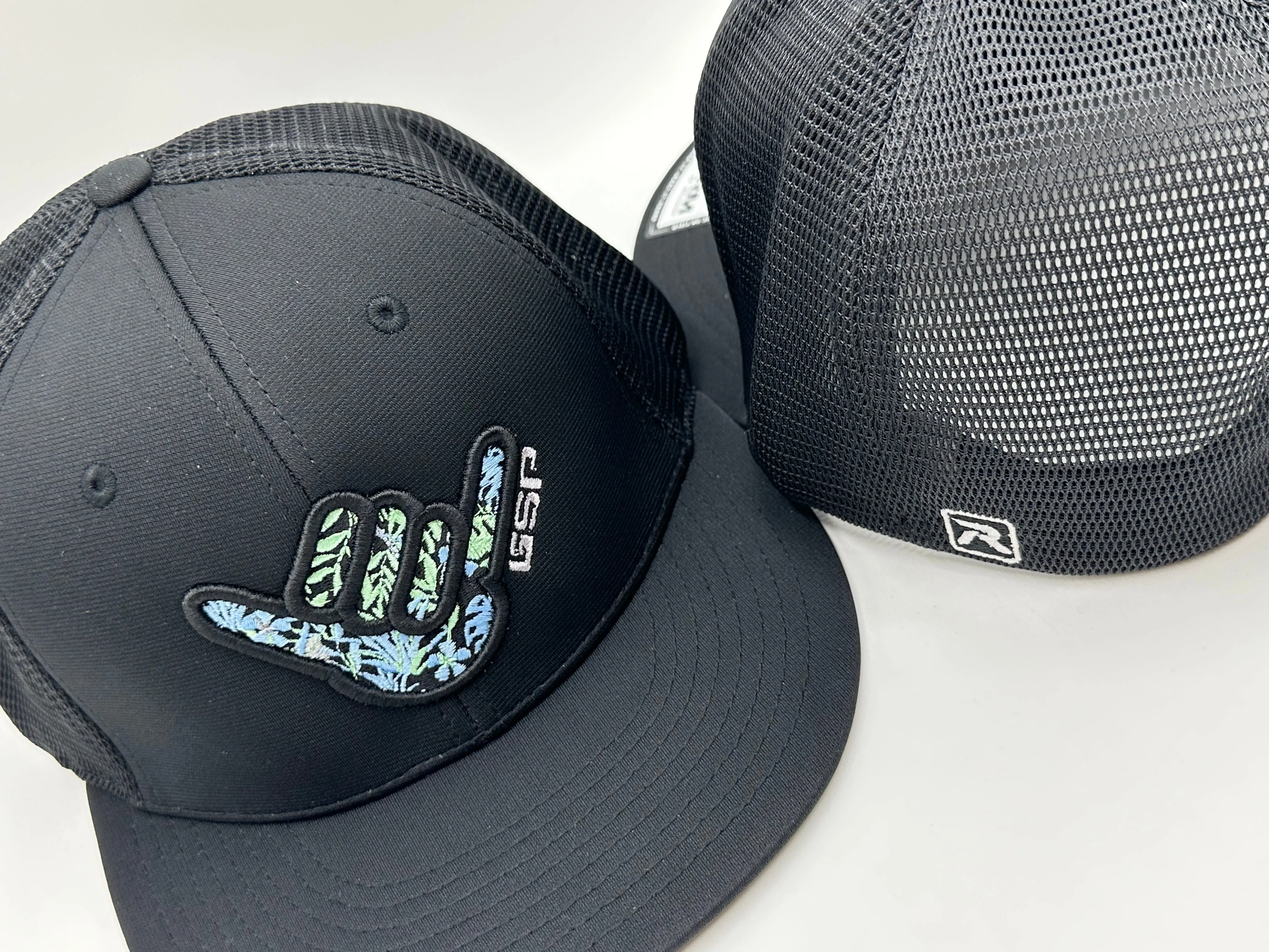 GS Sports Shaka Floral PTS20M Hat - Black with Pastels