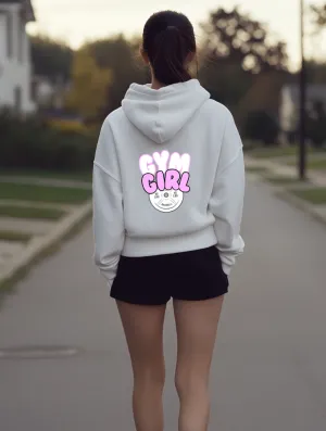 GYM GIRL HOODIE - WHITE