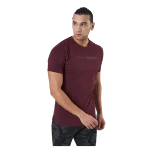 Gym Tapered Tee Maroon