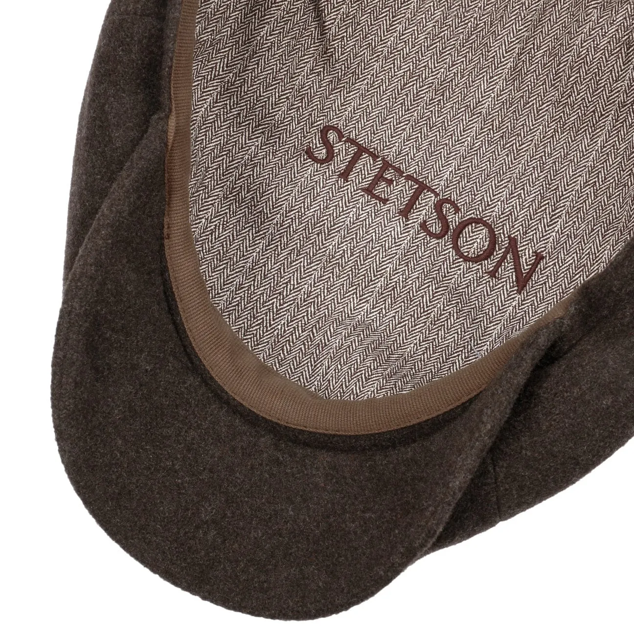 Hatteras Noir Newsboy cap by Stetson