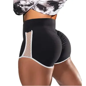 High Waist Sport Shorts Quick-Drying Slim Fit Yoga Run Shorts