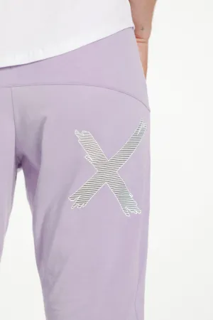 Home Lee Apartment Pants -Periwinkle with Stripe