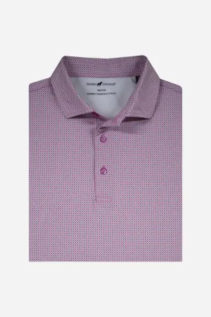 Horn Legend Performance Polo Mulberry/Grey