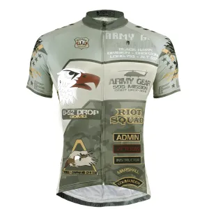 ILPALADINO ARMY GEAR ADMIN VETERAN Men's Outdoor Sports Wear Short-sleeve Cycling Jersey For Summer Breathable  Spring Autumn Exercise Bicycling Pro Cycle Clothing Racing Apparel Outdoor Sports Leisure Biking Shirts NO.536
