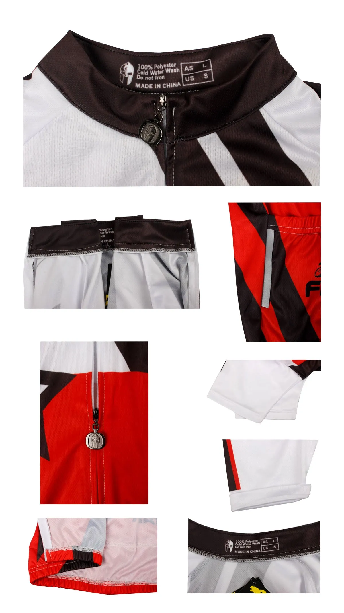 ILPALADINO Cycling Jersey for Men in Summer Breathable Red Bike Shirt Outdoor Exercise Bicycling Summer Pro Cycle Clothing Racing Apparel Outdoor Sports Leisure Biking Shirts NO.743