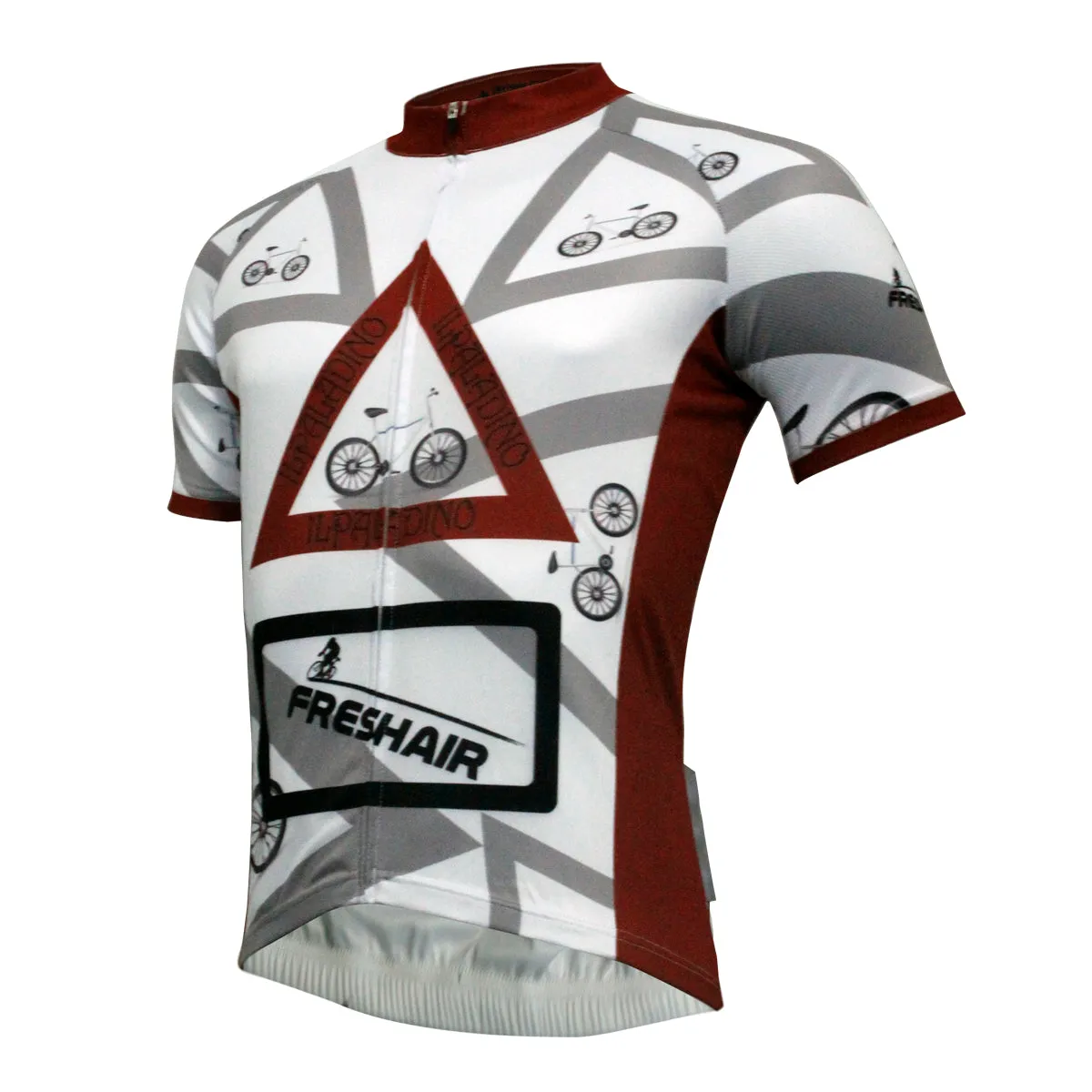 ILPALADINO Men's Cycling Jersey Short Tights for Summer Outdoor Sports Shirt Apparel Outdoor Sports Gear Leisure Biking T-shirt NO.776
