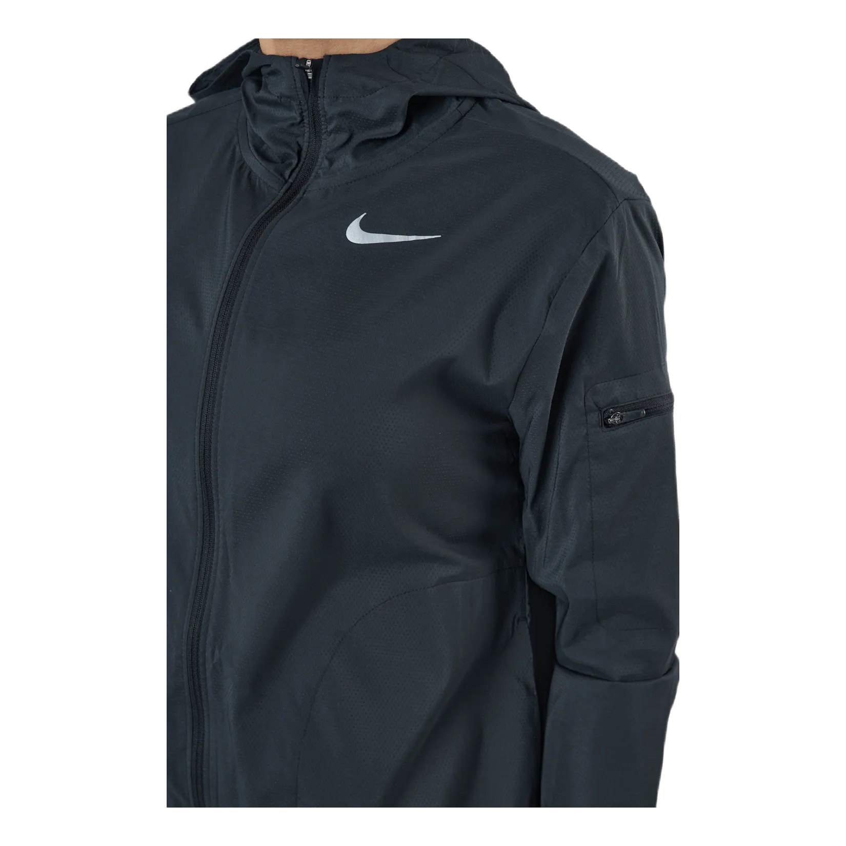 Impossibly Light Women's Hooded Running Jacket BLACK/REFLECTIVE SILV