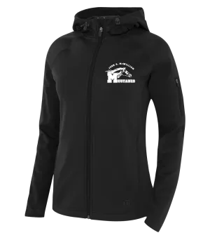 John A. McWilliam Staff Ladies Hooded Yoga jacket with Embroidered Logo