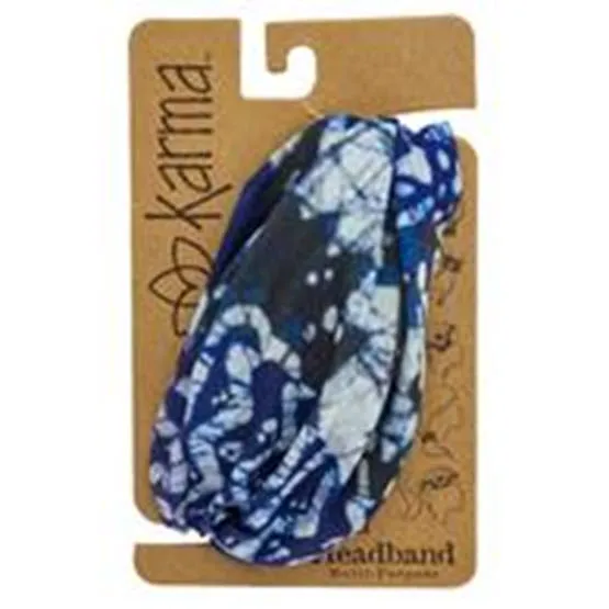 KARMA MEDIUM HEADBAND INDIGO