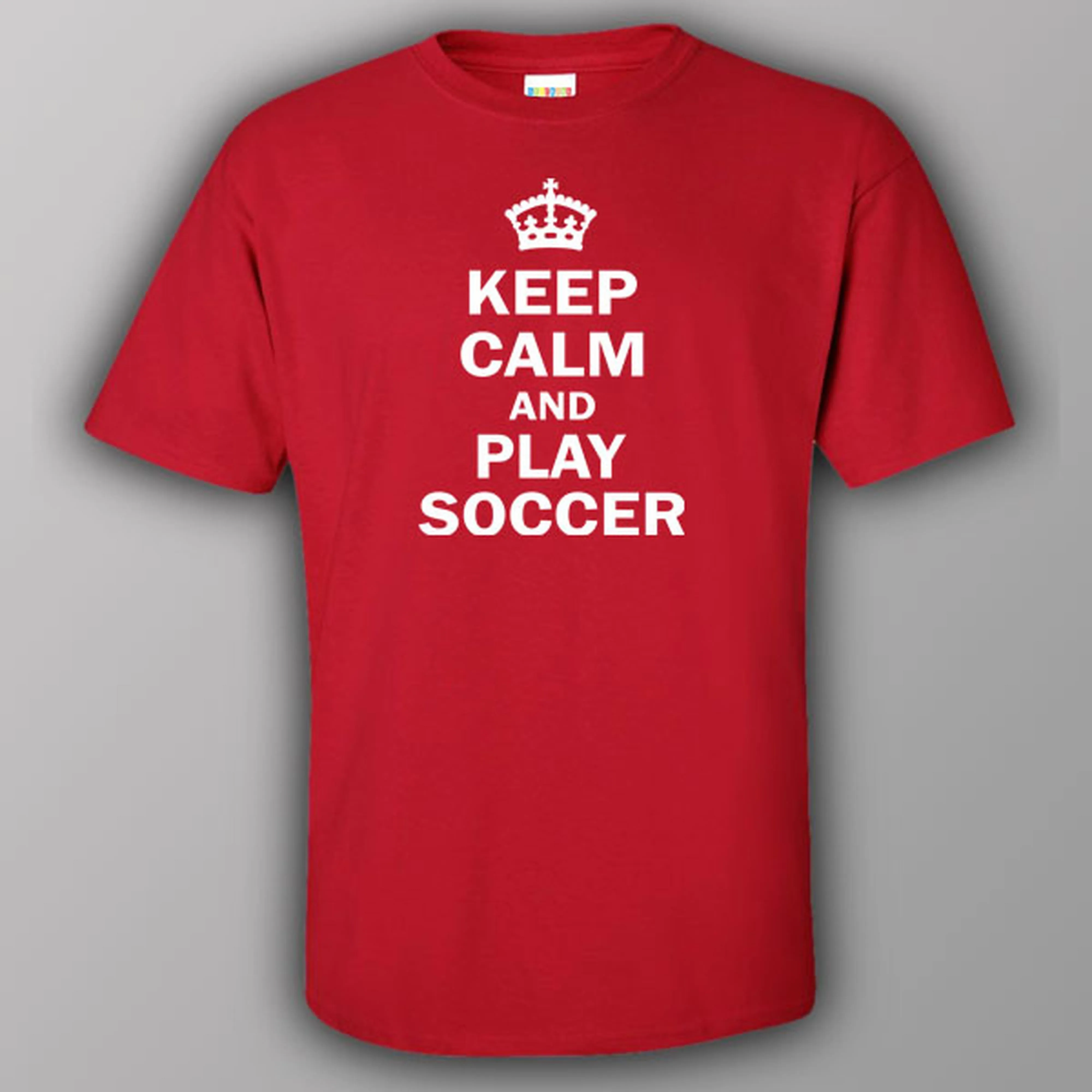 Keep calm and play soccer - T-shirt