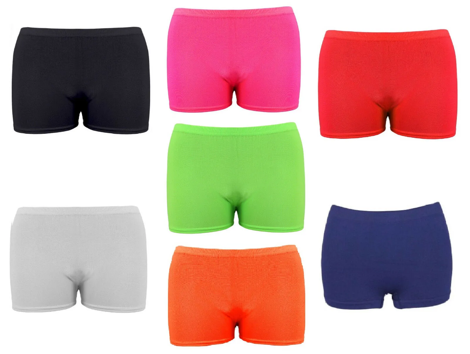 Kids Microfiber School Dance & Gym Lycra Hot Pants Shorts