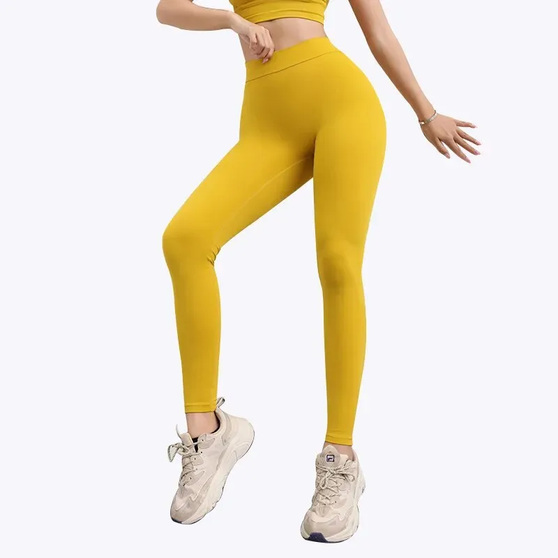 Leggings Knitted High Waist Sports Leggings Yoga Sport Gym